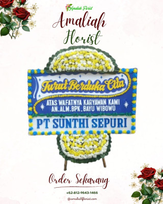 Papan Bunga Duka di Sukamurni