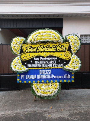 Papan Bunga Duka di Sukamurni