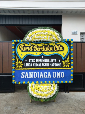 Papan Bunga Duka di Sukamurni